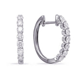 White Gold Diamond Earring