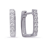 White Gold Diamond Earring