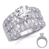 White Gold Diamond Engagement Ring