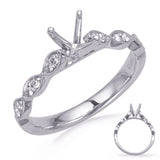 White Gold Diamond Engagement Ring
