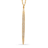 Yellow Gold Diamond Necklace