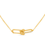 Yellow Gold Diamond Necklace