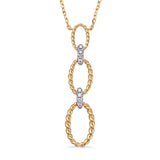 Yellow Gold Diamond Necklace