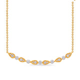 Yellow Gold Diamond Necklace