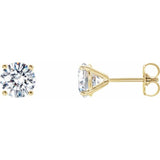 14K Yellow Gold 1 1/2 CTW Lab-Grown Diamond 4-Prong Stud Earrings