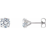14K White Gold 1 1/2 CTW Lab-Grown Diamond 4-Prong Stud Earrings