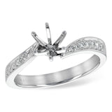 14KT Gold Diamond Semi-Mount Engagement Ring