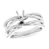 14KT Gold Semi-Mount Engagement Ring