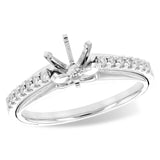 14KT Gold Diamond Semi-Mount Engagement Ring