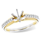 14KT Gold Semi-Mount Engagement Ring