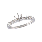 14KT Gold Semi-Mount Engagement Ring
