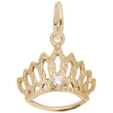 TIARA W/BIRTHSTONE-APR