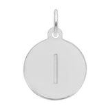 Petite Initial Disc - Lower Case Block l