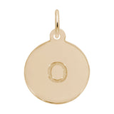 Petite Initial Disc - Lower Case Block o