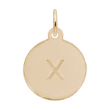 Petite Initial Disc - Lower Case Block x