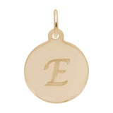 PETITE INITIAL DISC - SCRIPT E