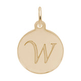 PETITE INITIAL DISC - SCRIPT W
