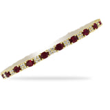 14KT Gold Ruby Bracelet