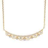 Yellow Gold Diamond Necklace