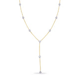 Yellow Gold Diamond By the Yard Necklace