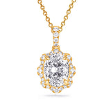 Yellow Gold Diamond Pendant