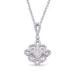 White Gold Diamond Pendant