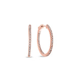 Medium Inside Out Hoope Earrings