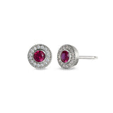 July Birthstone Stud Earrings