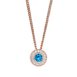 December Birthstone Pendant