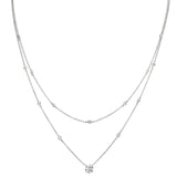 Two Chain Layered Necklace