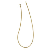 22 Stainless Steel Gold IP Plated 3mm Rounded Box Chain
