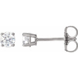 14K White 1/3 CTW Natural Diamond Stud Earrings