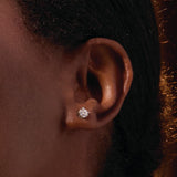 14K Yellow 3/8 CTW Natural Diamond  Stud Earrings