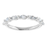 Platinum 3/8 CTW Lab-Grown Diamond Anniversary Band