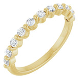 14K Yellow 1/2 CTW Lab-Grown Diamond Anniversary Band