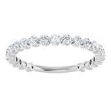 Platinum 3/4 CTW Lab-Grown Diamond Anniversary Band