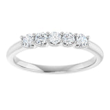 Platinum 1/3 CTW Lab-Grown Diamond Anniversary Band