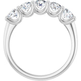 Platinum 1 1/3 CTW Lab-Grown Diamond Anniversary Band