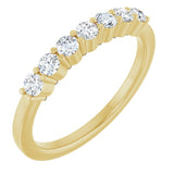 14K Yellow 5/8 CTW Lab-Grown Diamond Anniversary Band
