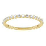 14K Yellow 1 1/6 CTW Lab-Grown Diamond Anniversary Band