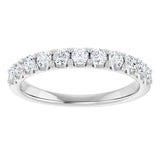 Platinum 1/2 CTW Lab-Grown Diamond Anniversary Band