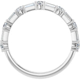 14K White 5/8 CTW Lab-Grown Diamond  Anniversary Band