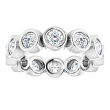 14K White 1 1/4 CTW Lab-Grown Diamond  Eternity Band