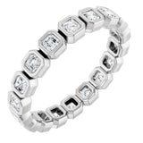 Platinum 7/8 CTW Lab-Grown Diamond  Eternity Band