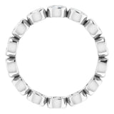 Platinum 7/8 CTW Lab-Grown Diamond  Eternity Band