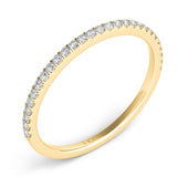 14 KT Rounds Shape Yellow Gold Matching Band