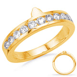 14 KT Rounds Shape Yellow Gold Wedding Band