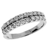 14 KT Rounds Shape Diamond Prong Set Band