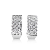 14 KT Rounds Shape White Gold Diamond Earring