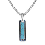 Bulova Sterling Silver 925 Performance Jewelry Mens Pendant